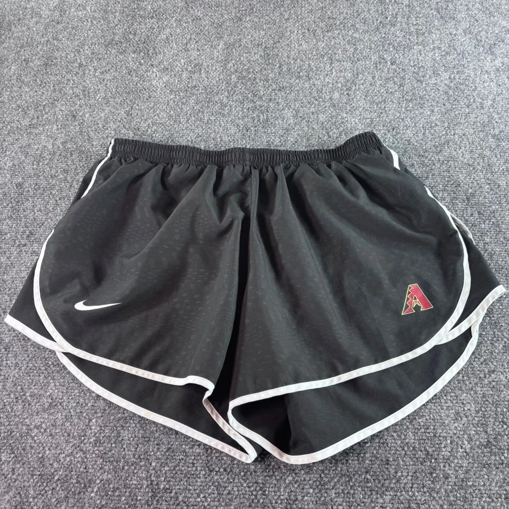 Nike Dri-FIT Tempo Shorts Women Medium Black Arizona Diamondbacks MLB Running